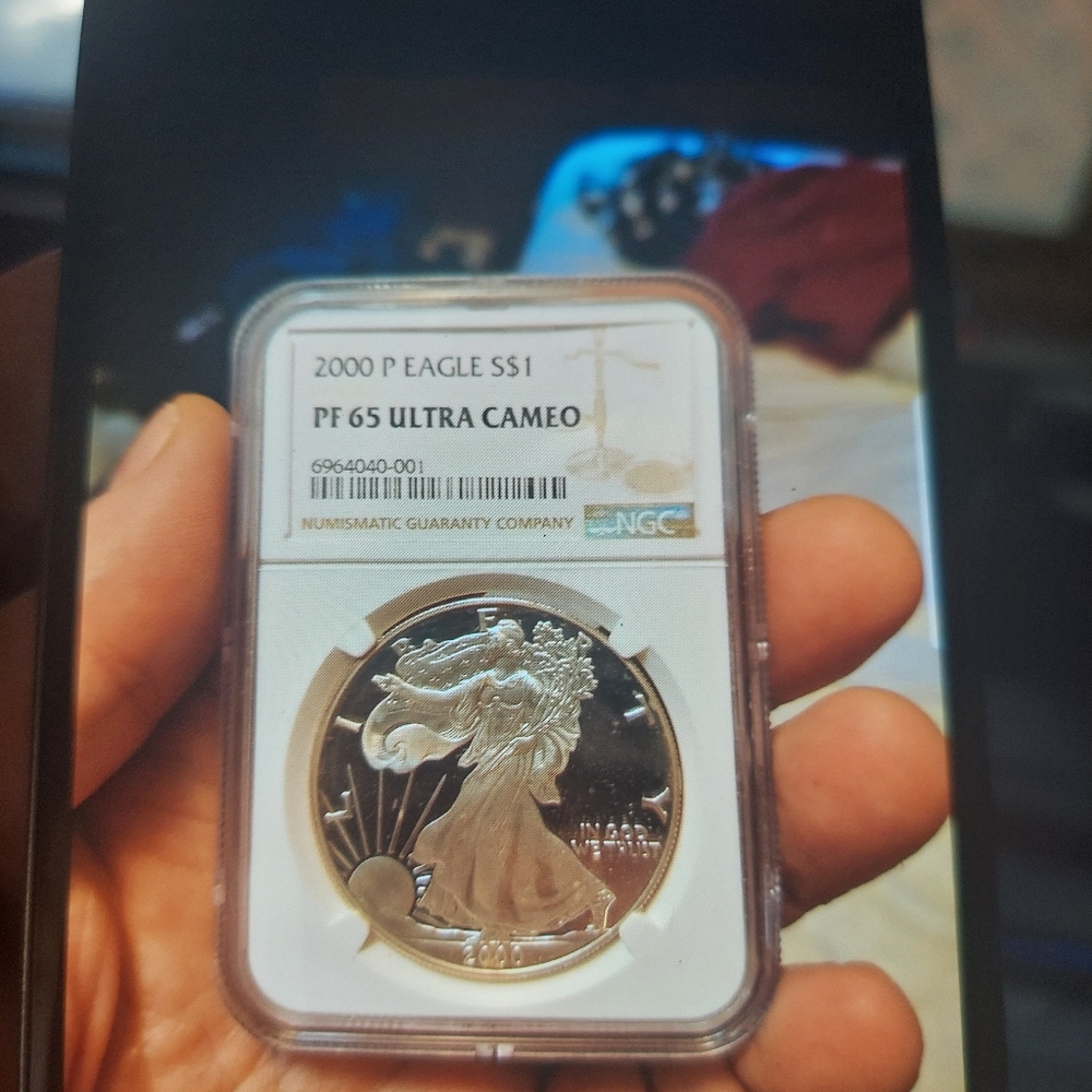 2000. P. Eagle. S $1. Pf. 65